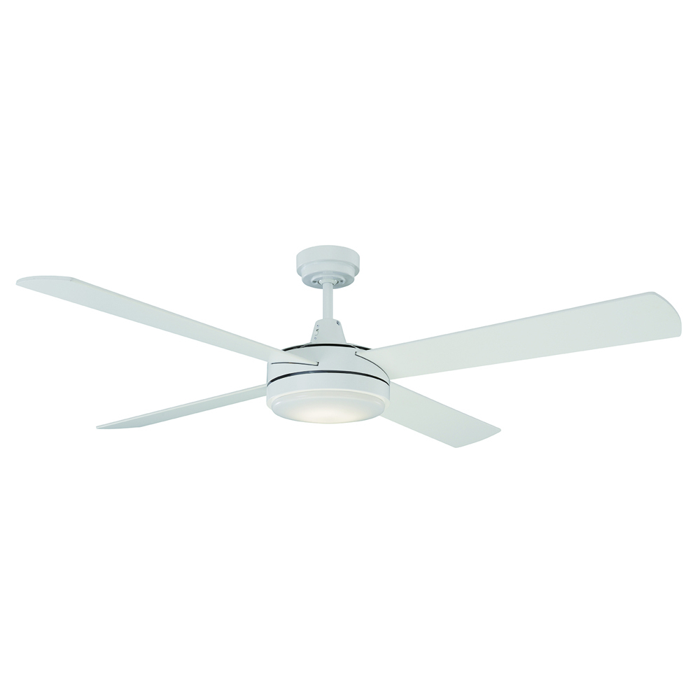 Luna 52" Ceiling Fan Range With Led Light Option - Mercator