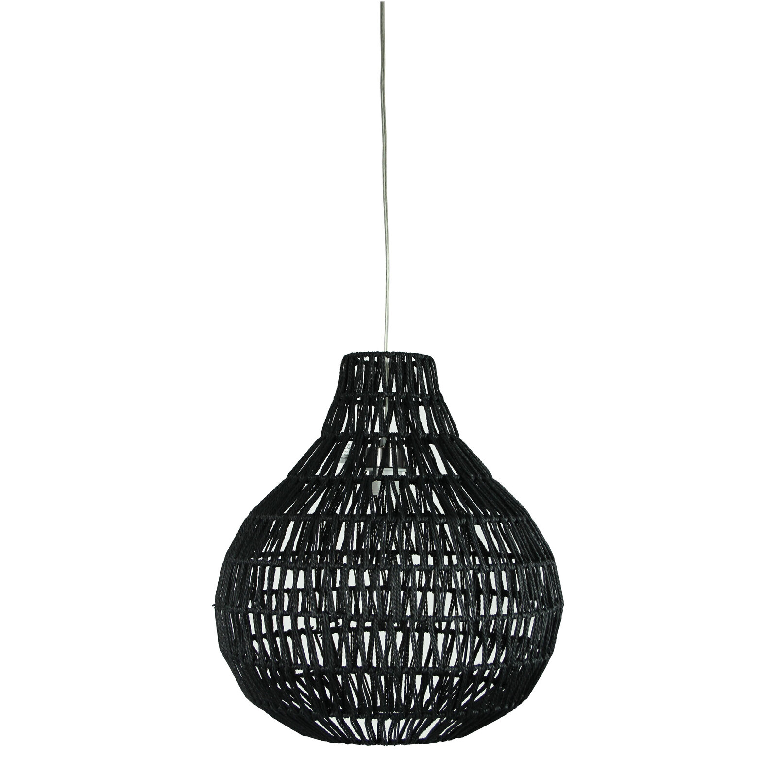 COOPER 45 BLACK PENDANT SHADE ONLY E27 Oriel Lighting