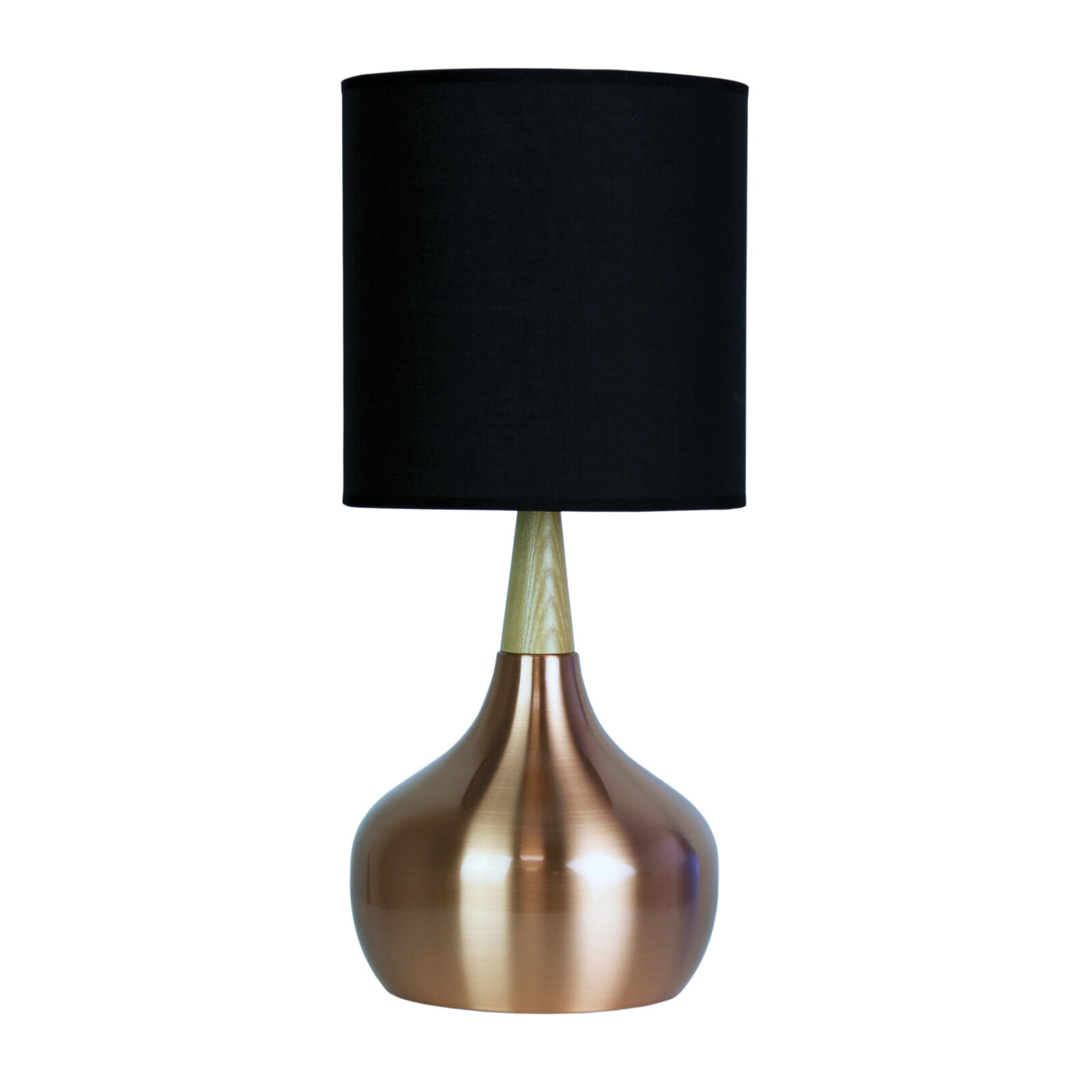 POD TABLE LAMP BRUSHED COPPER COMPLETE Oriel Lighting