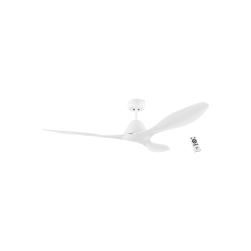Nevis 52" Ceiling Fan Dc Matt White,And Matt Black and NEW TIMBER COLOURS With Led Light Option
