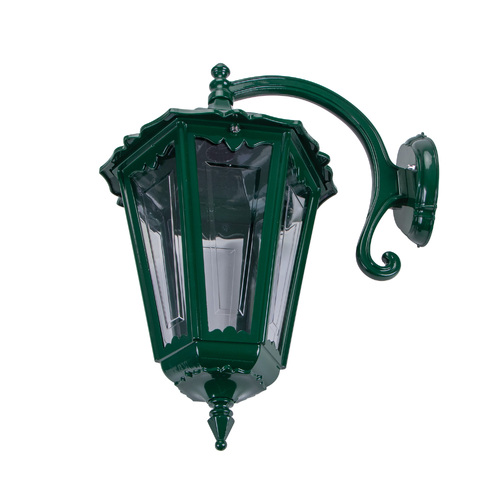 CHESTER-LARGE WALL BRACKET C-ARM DOWN B22 GREEN
