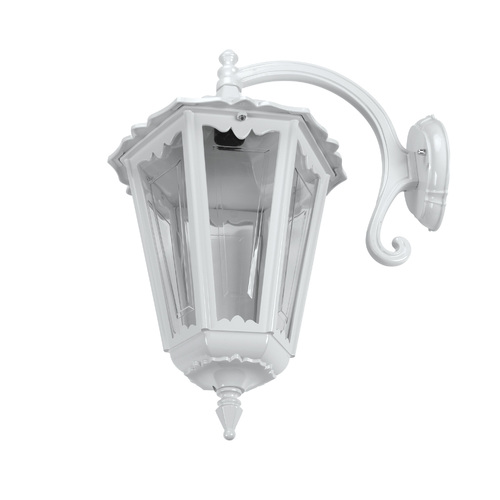 CHESTER-LARGE WALL BRACKET C-ARM DOWN B22 WHITE