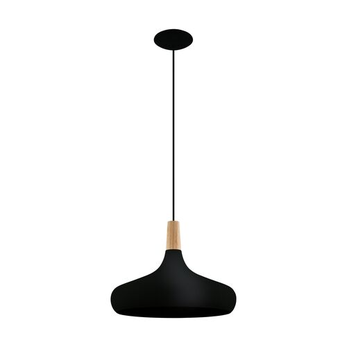 SABINAR H/L 1X60W E27 BLK LGE 2M 