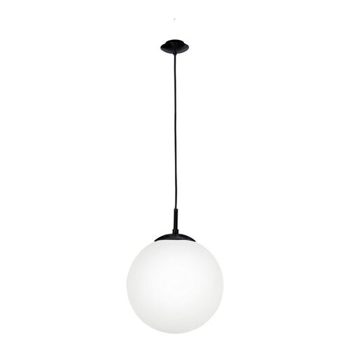 RONDO H/L 1X60W E27 BLK/OPAL 300MM 2M 