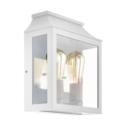 SONCINO EXT W/L 2X60W E27 WHT 