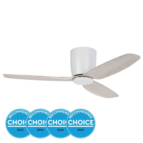 *SEACLIFF 44 DC FAN WHT/GESS OAK