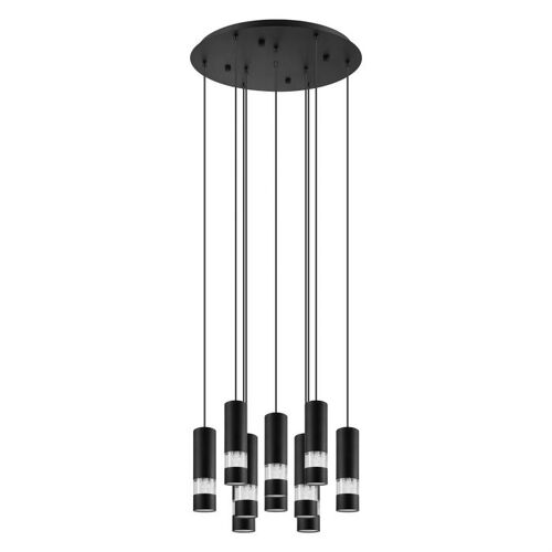 BERNABETA H/L 10X5W LED 4000K BLK ROUND 