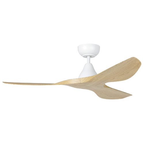 SURF 48 DC FAN OAK/WHT 
