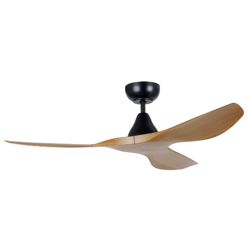 SURF 48 DC FAN BURM TEAK/BLK 