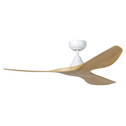 SURF 52 DC FAN OAK/WHT 