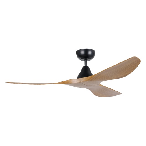 SURF 52 DC FAN BURM TEAK/BLK 