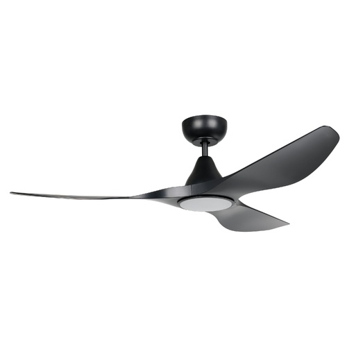 SURF 52 DC FAN LED TRI-COL BLK