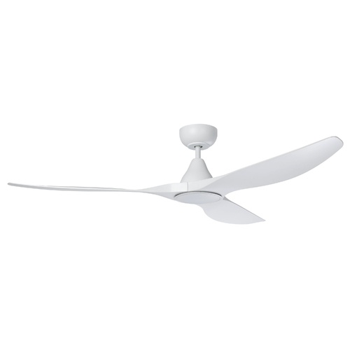 SURF 60 DC FAN LED TRI-COL WHT 