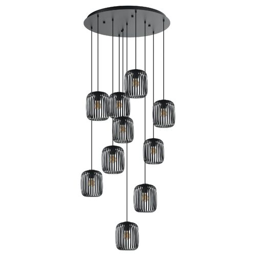 ROMAZZINA H/L 10X40W E27 BLK 