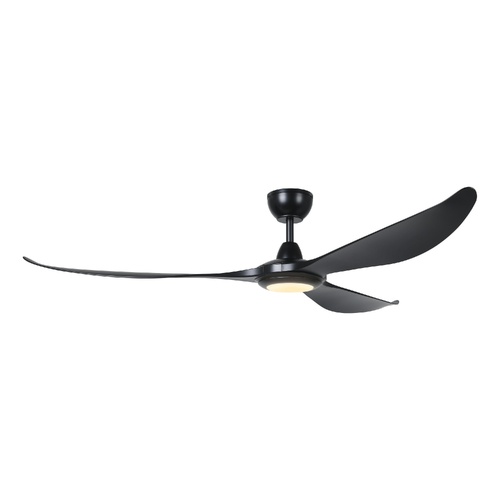 KURRAWA 72 DC FAN 20W LED TRI-COL BLK 
