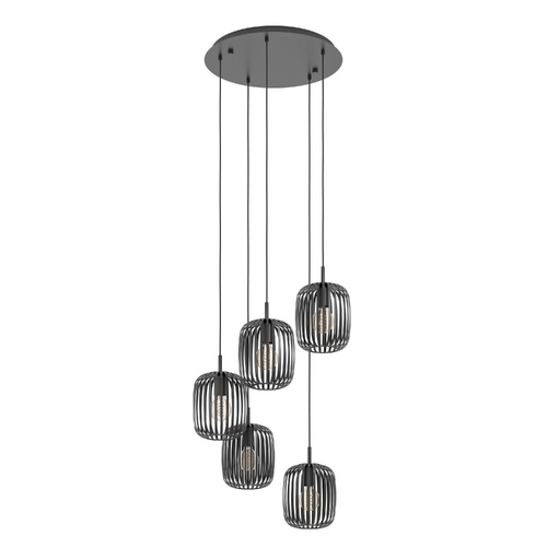 ROMAZZINA H/L 5X40W E27 BLK 