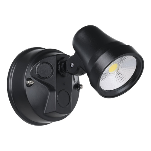 COASTGUARD EXT SP 1X15W LED TRI-COL BLK 