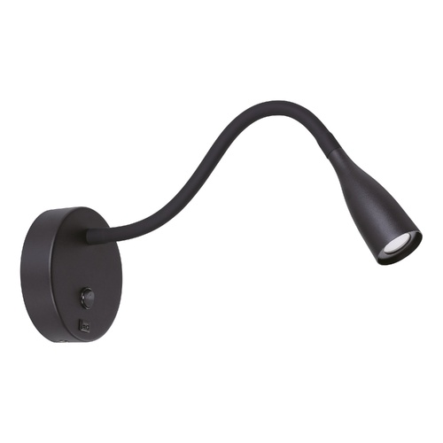 OLIVANDINO W/L 3.8W LED 3000K BLK W/USB-C CHRG