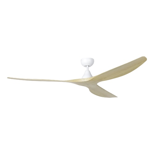 SURF 72 DC FAN OAK/WHT 