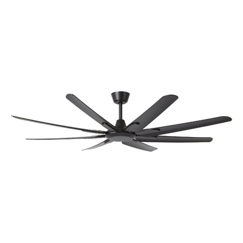 SANTORINI 66 DC FAN BLK 