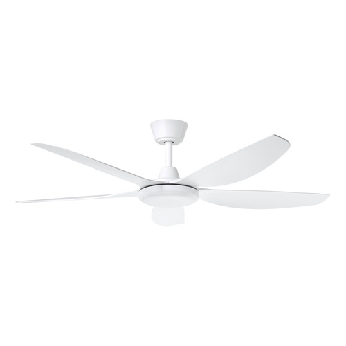 MIAMI 52 DC FAN 20W LED TRI-COL WHT 