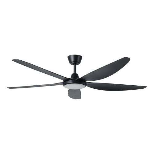 MIAMI 60 DC FAN 20W LED TRI-COL BLK 