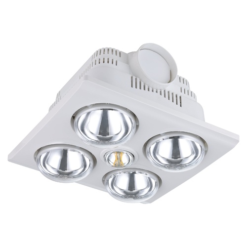 LAREDO 3-IN-1 4X275W WHT HEAT/EX/LIGHT 