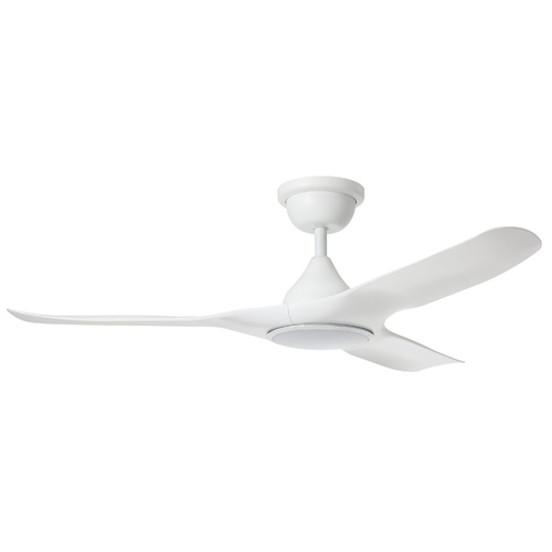 TAHITI 52 DC FAN 20W LED TRI-COL WHT