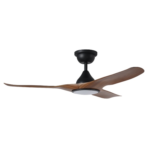 TAHITI 52 DC FAN 20W LED TRI-COL BLK/NEW TEAK
