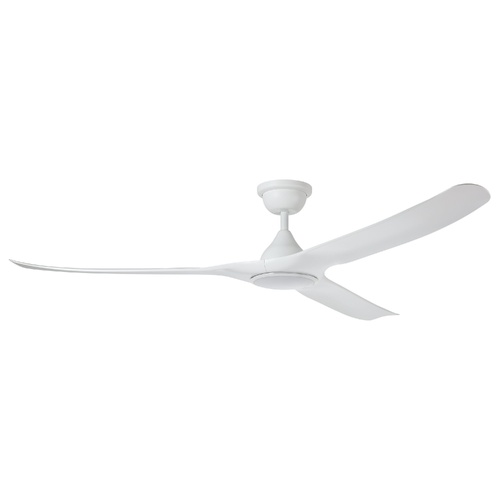 TAHITI 72 DC FAN 20W LED TRI-COL WHT