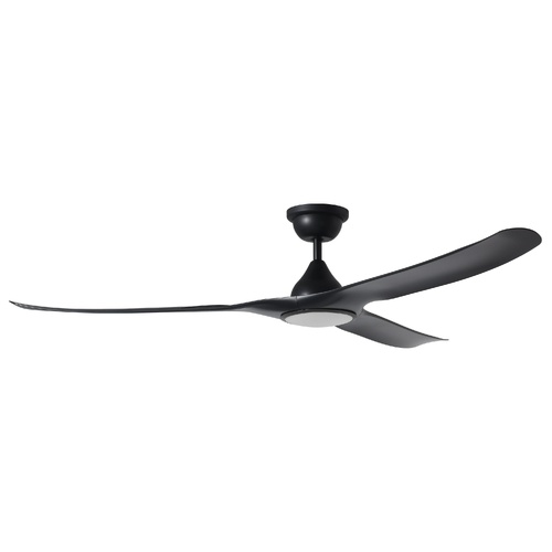 TAHITI 72 DC FAN 20W LED TRI-COL BLK