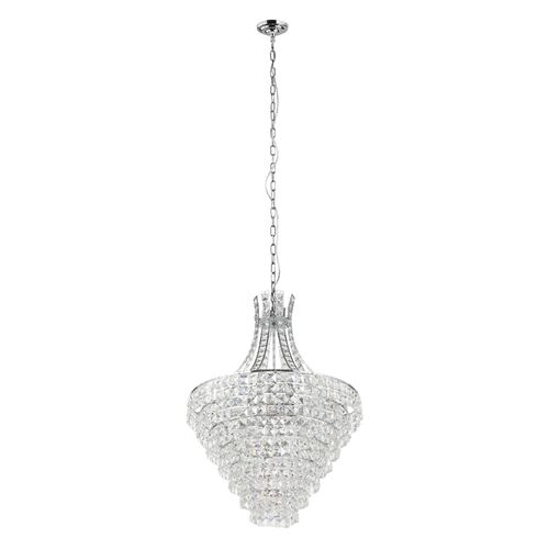 BEIRES H/L 10X40W E14 CHR/CRYSTAL 