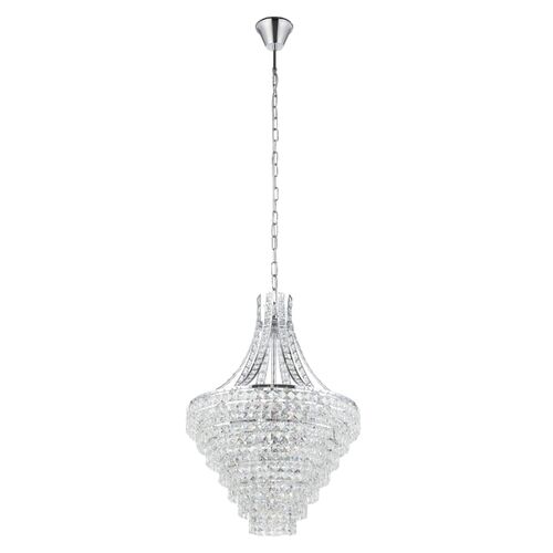 BEIRES H/L 8X40W E14 CHR/CRYSTAL 