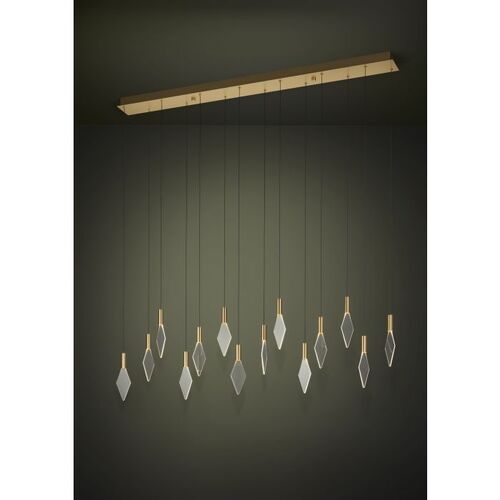 MIRADOR H/L 14X3W LED 3000K BRS RECTANGULAR 