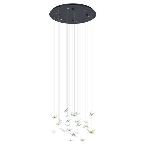 ####ADRADOS H/L 6X4.2W LED 3000K BLK RND 
