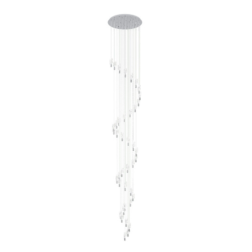 ####ORIHUELA H/L 40X 1.8W LED TRI-COL CHR 