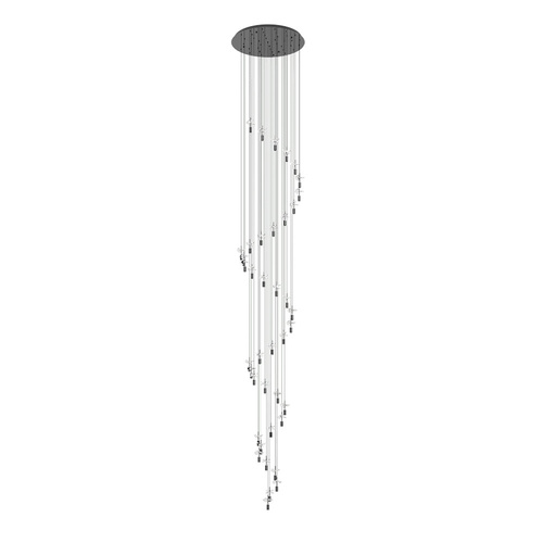 ####COMAREIRA H/L 40X 1.8W LED TRI-COL NKL NERO 
