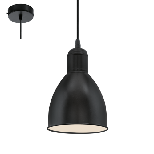 *PRIDDY H/L 1X60W E27 BLK 