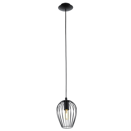 NEWTOWN H/L 1X60W E27 BLK SML 