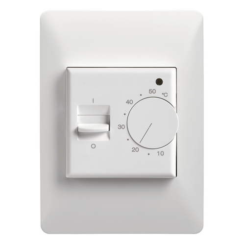 Manual Dial Thermostat 16A Max Load (Floor Sensing Only)