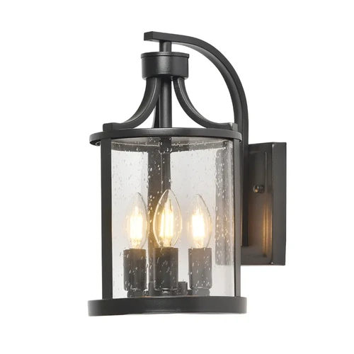 Melton Exterior Wall Light - Black