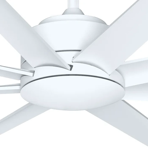 Titanic 60 DC Ceiling Fan - White with White Blades