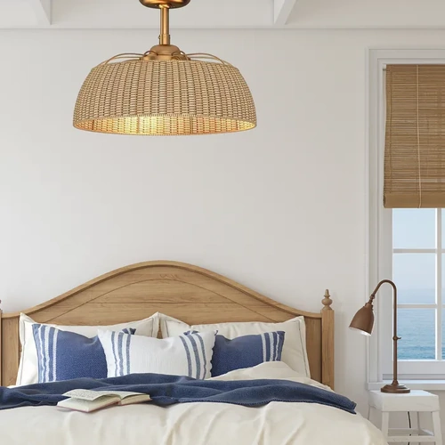 Harlow Light Fan - Gold