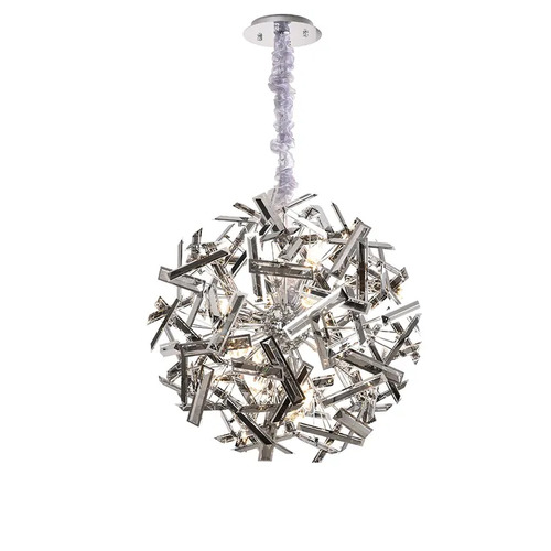 Brazza Pendant-650-Black-Chrome