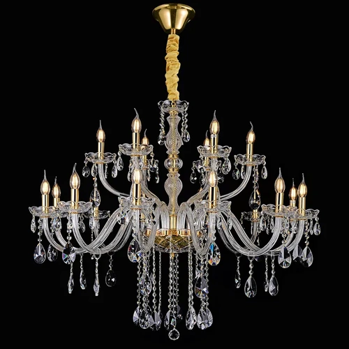 Bromley Crystal Chandelier  - 12-6 Light