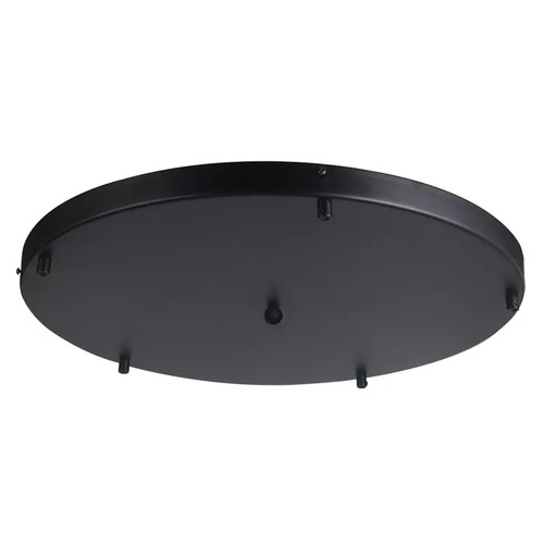 5 Light Round Plate - Black..(550mm Diameter)