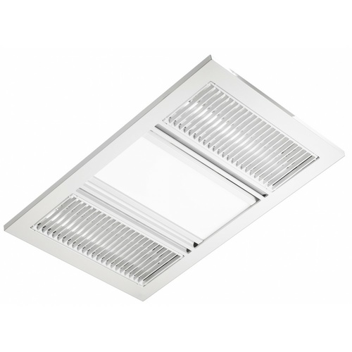 Airbus 3In1 - High Airflow Heat Light Exhaust, Available In White Or Silver