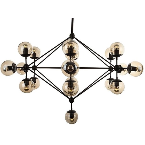 Aurora Pendant Light With Modern Round Glass