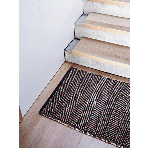 Serengeti Weave Entrance Mat Charcoal & Natural