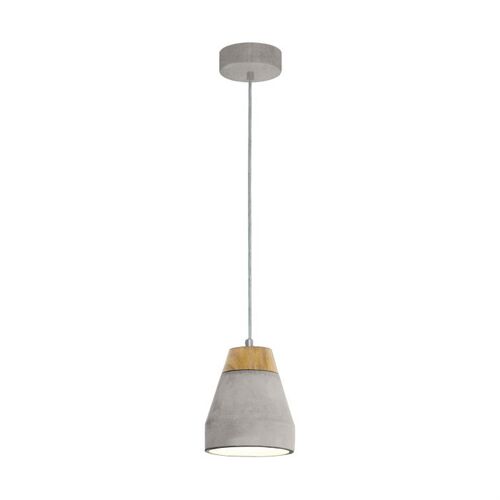 *TAREGA H/L 1X60W E27 GRY CONC/WOOD 
